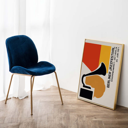 Berlin Jazz Festival Gramophone Poster