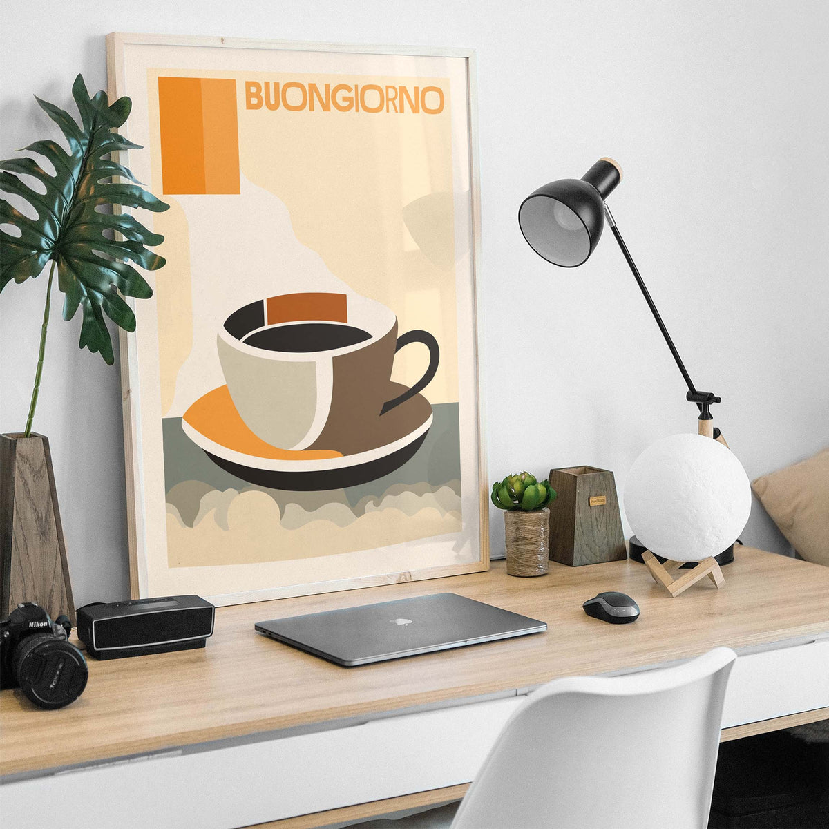 Buongiorno Italian Coffee Kitchen Poster Print