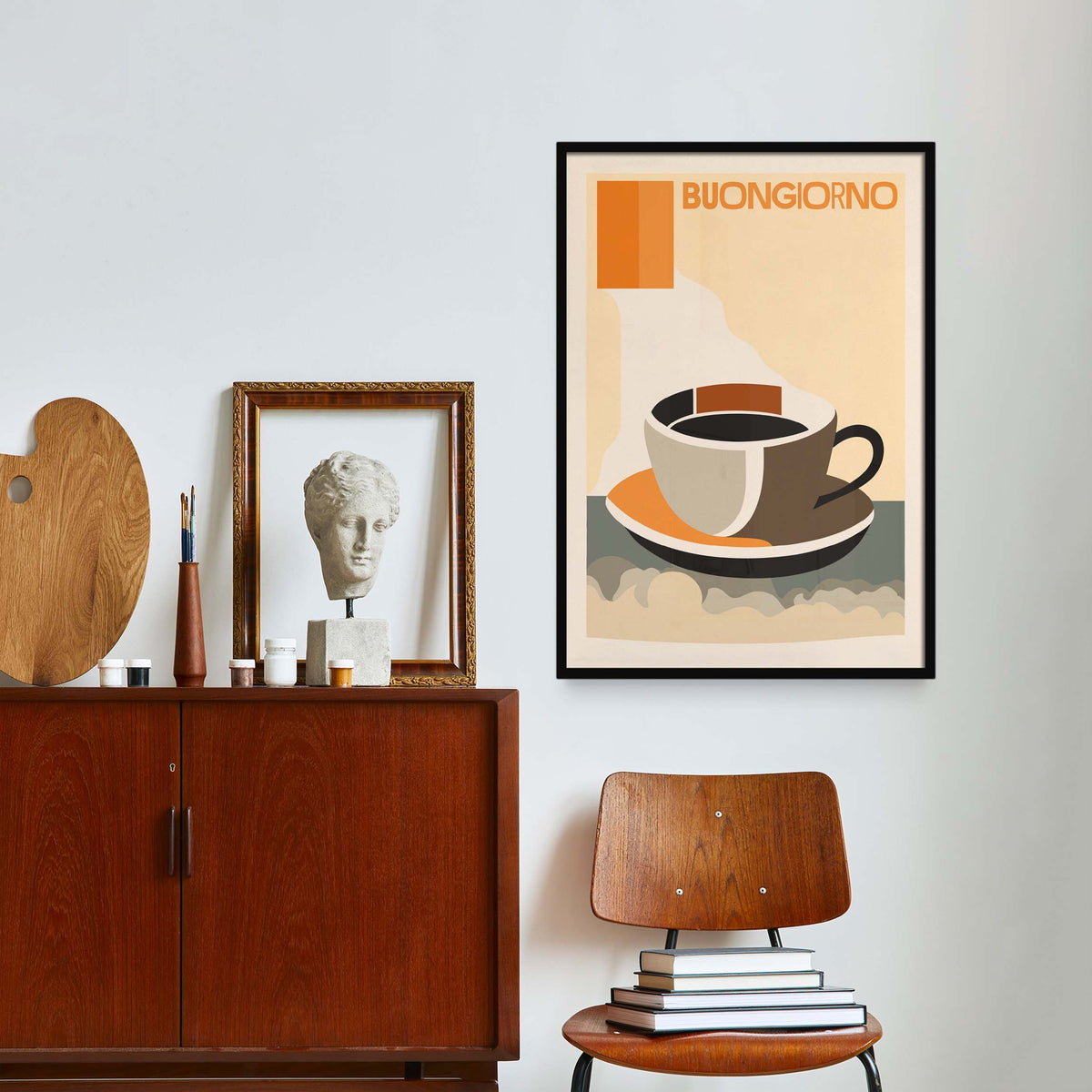 Buongiorno Italian Coffee Kitchen Poster Print