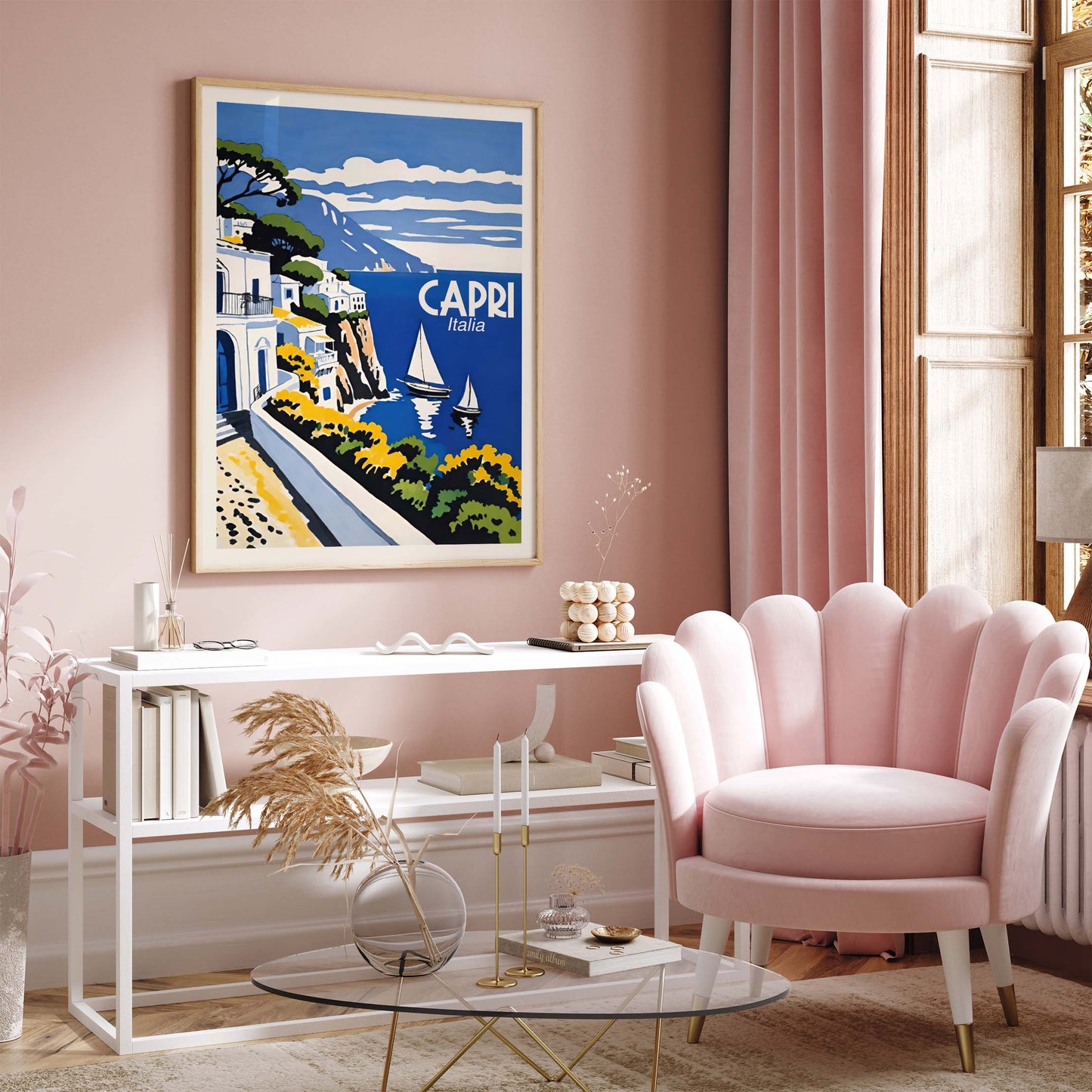 Capri Italy Travel Wall Art