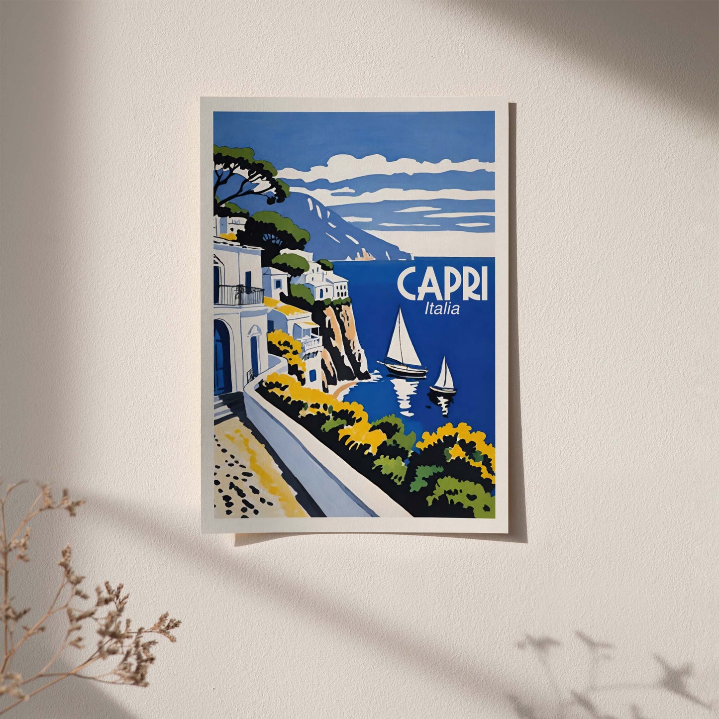 Capri Italy Travel Wall Art