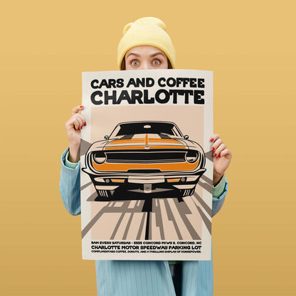 Charlotte Cars Coffee Automotive Wall Art