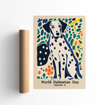 Dalmatian Dog Poster