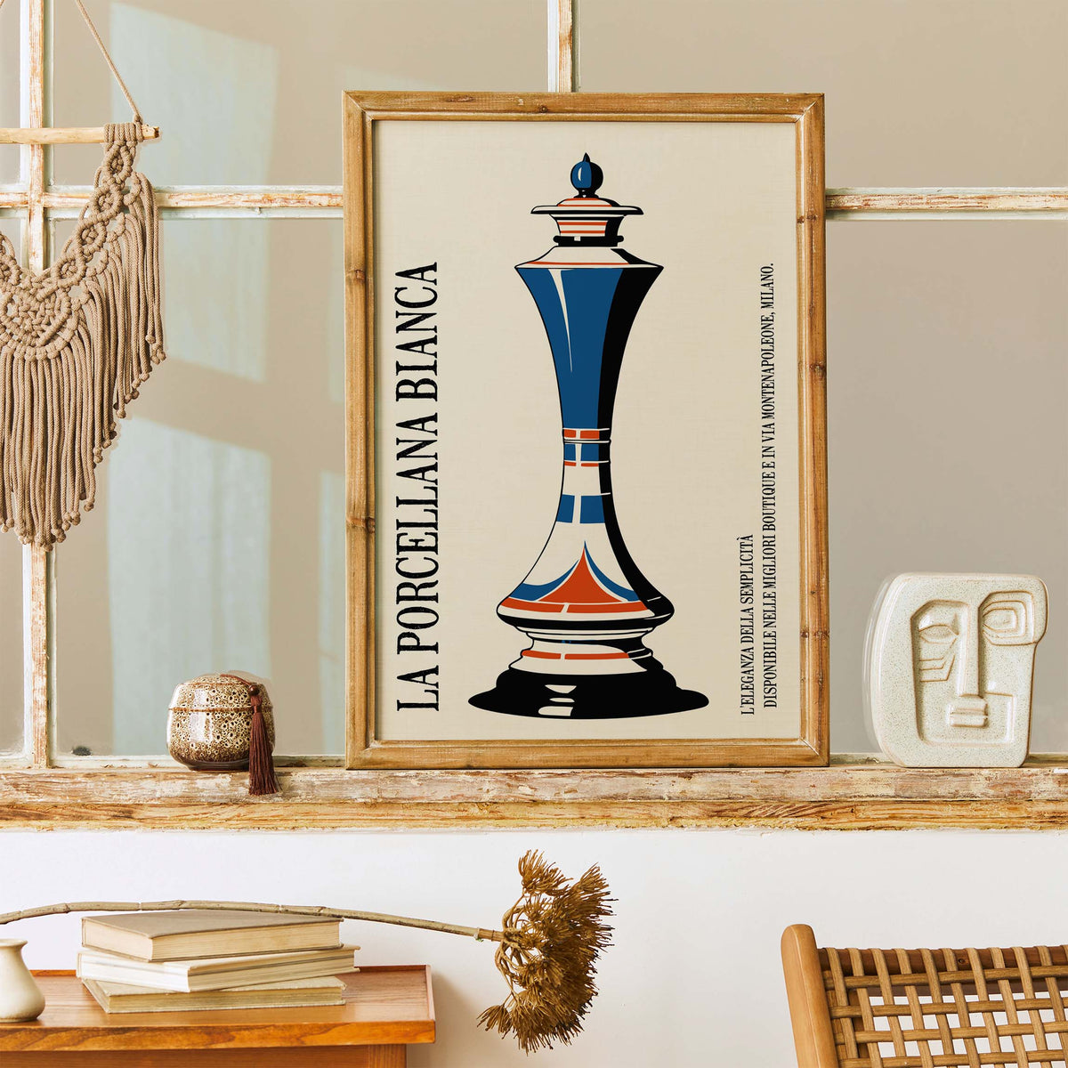 Decorative Italian Porcelain Vase Print