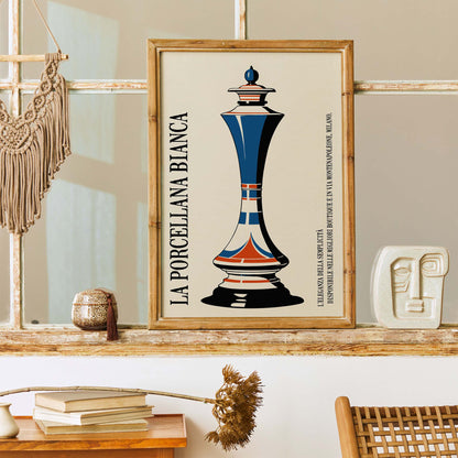 Decorative Italian Porcelain Vase Print
