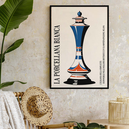 Decorative Italian Porcelain Vase Print