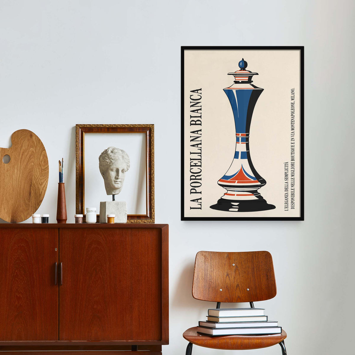 Decorative Italian Porcelain Vase Print