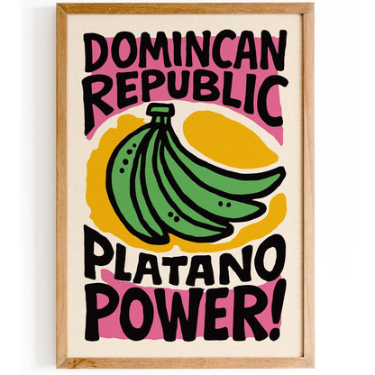 Dominican Republic Latino Power Poster
