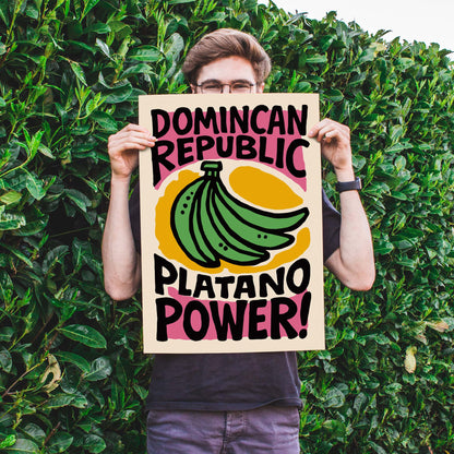 Dominican Republic Latino Power Poster