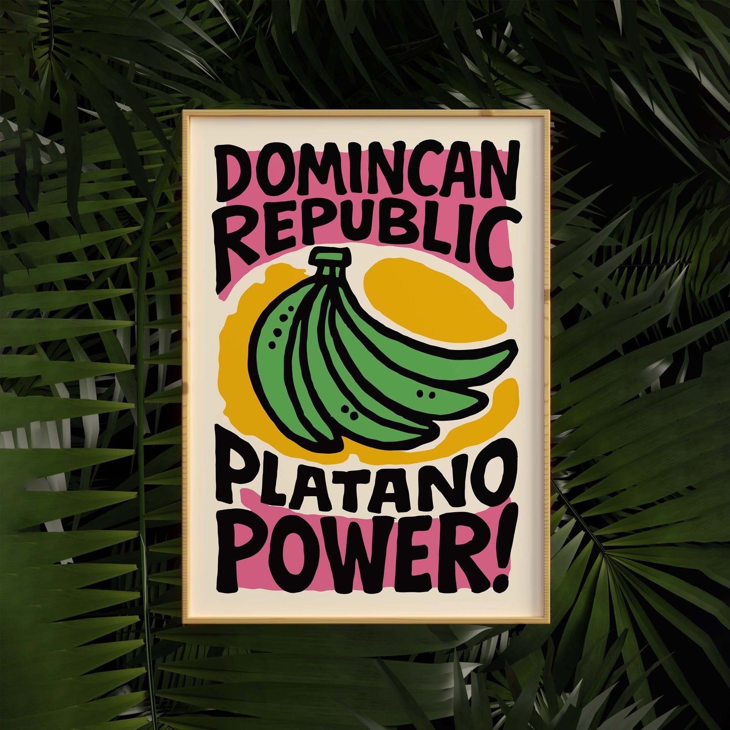 Dominican Republic Latino Power Poster