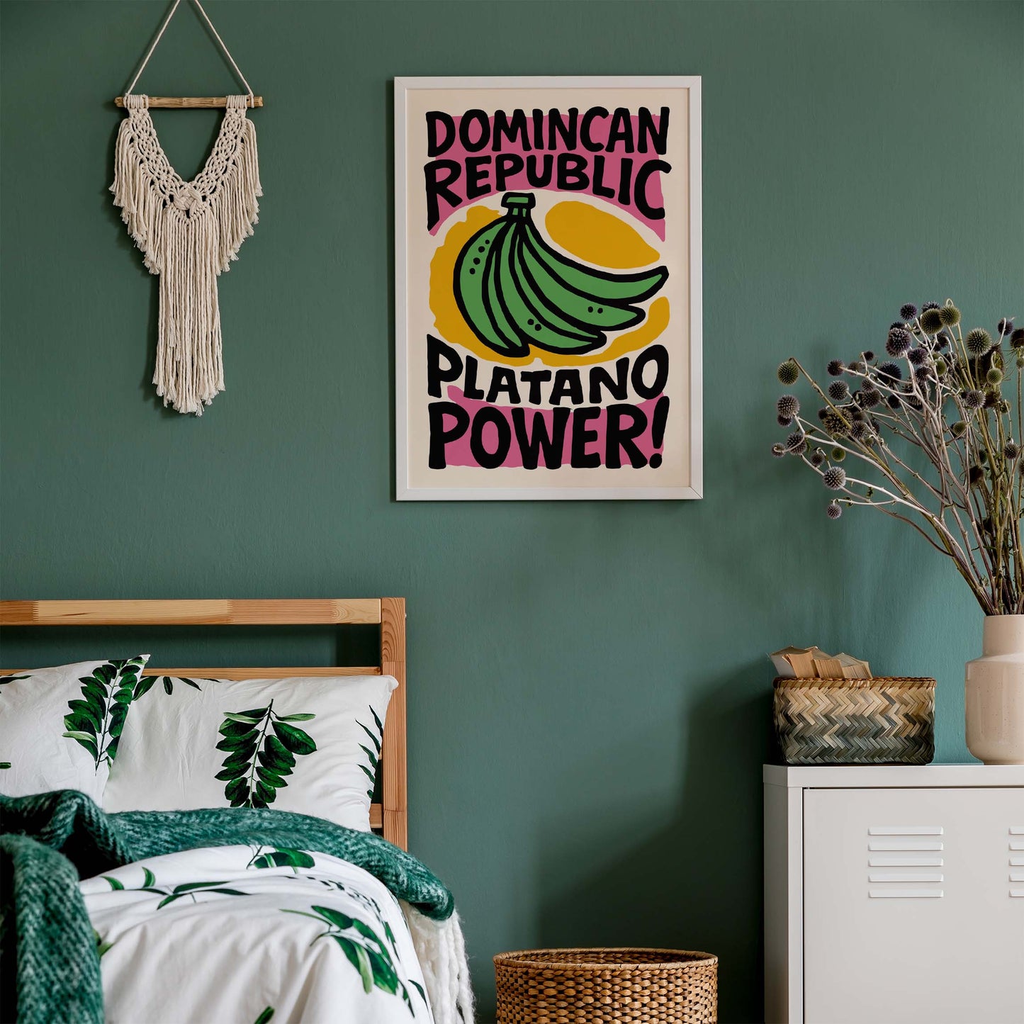 Dominican Republic Latino Power Poster