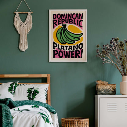 Dominican Republic Latino Power Poster
