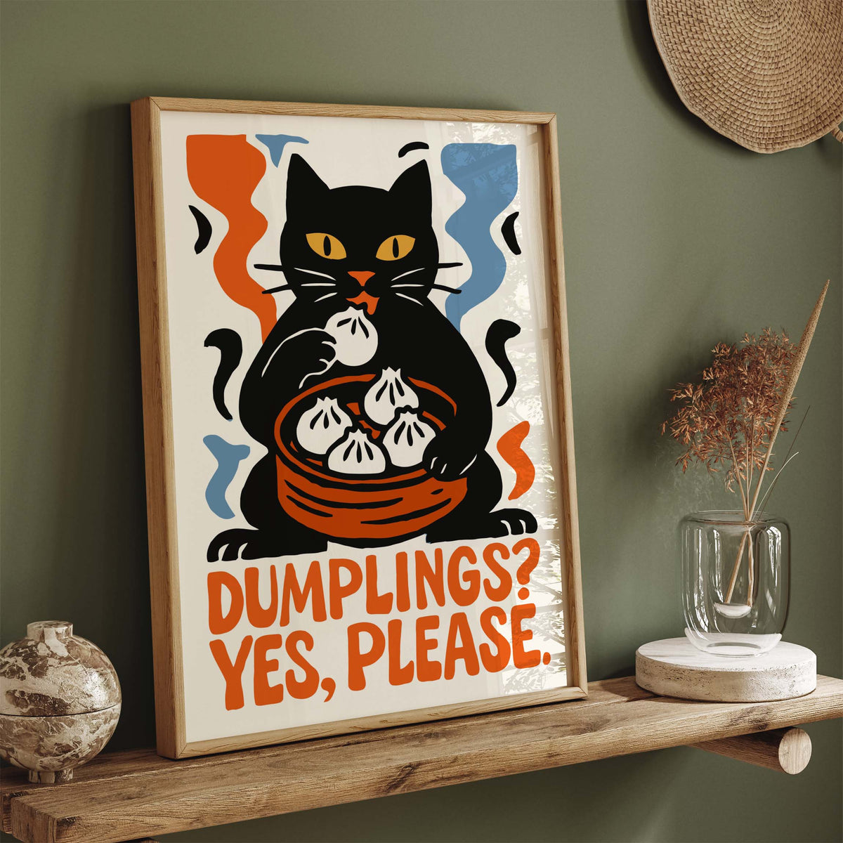 Dumplings Kitchen Wall Art Print
