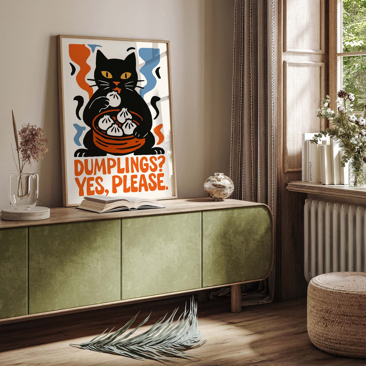 Dumplings Kitchen Wall Art Print