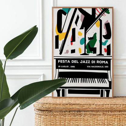 Festa Del Jazz Roma Poster