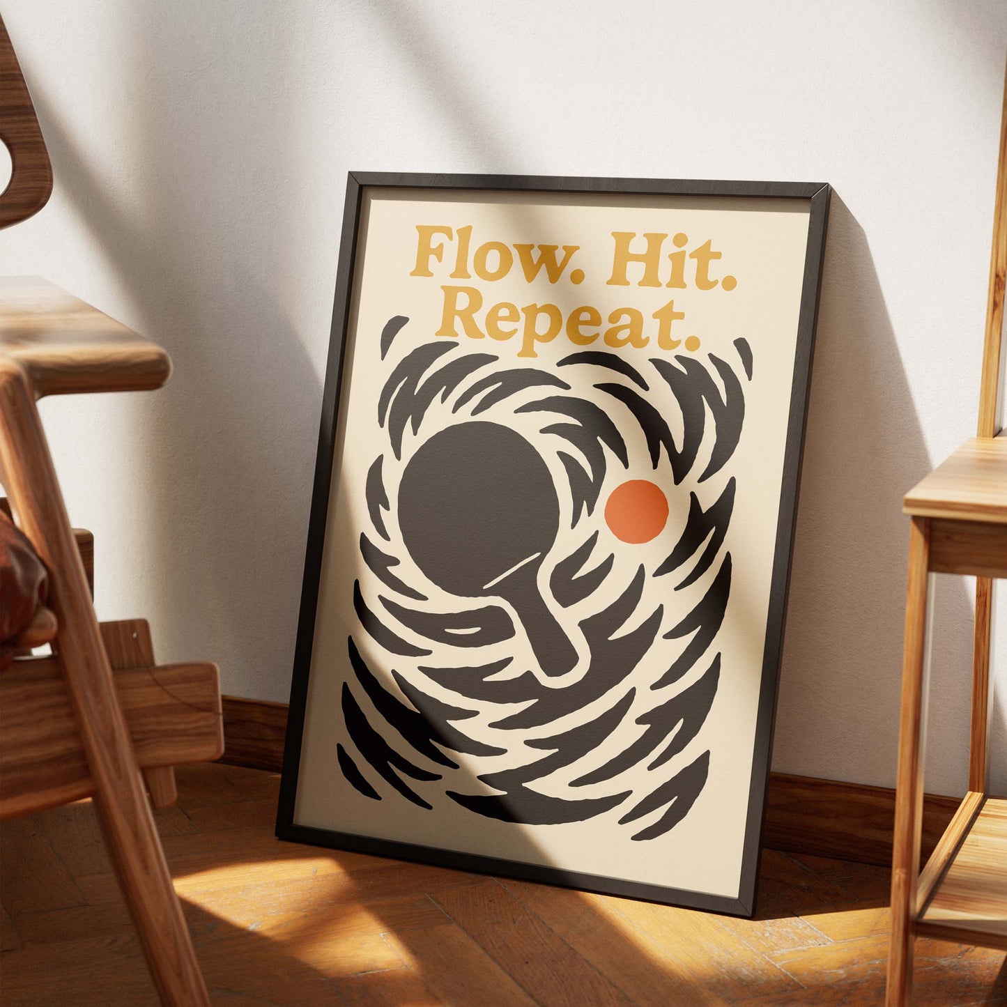 Flow - Hit - Repeat PING PONG Poster