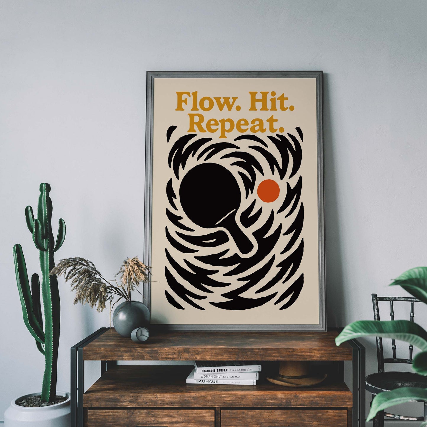 Flow - Hit - Repeat PING PONG Poster