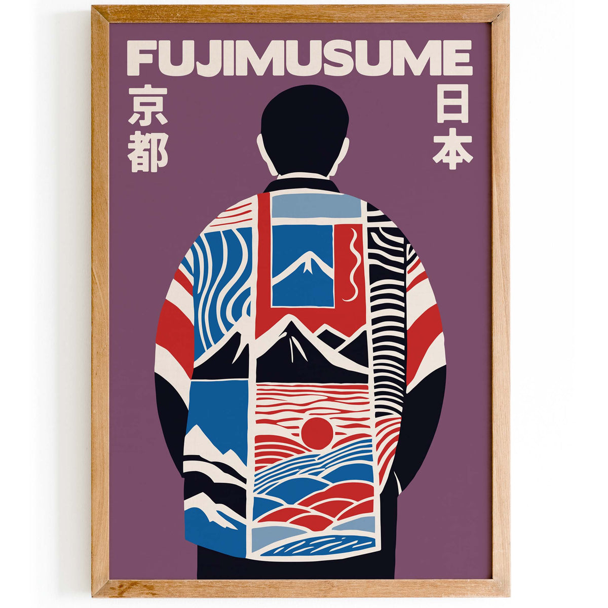 Fujimusume Japanese Poster
