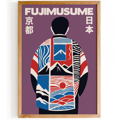 Fujimusume Japanese Poster