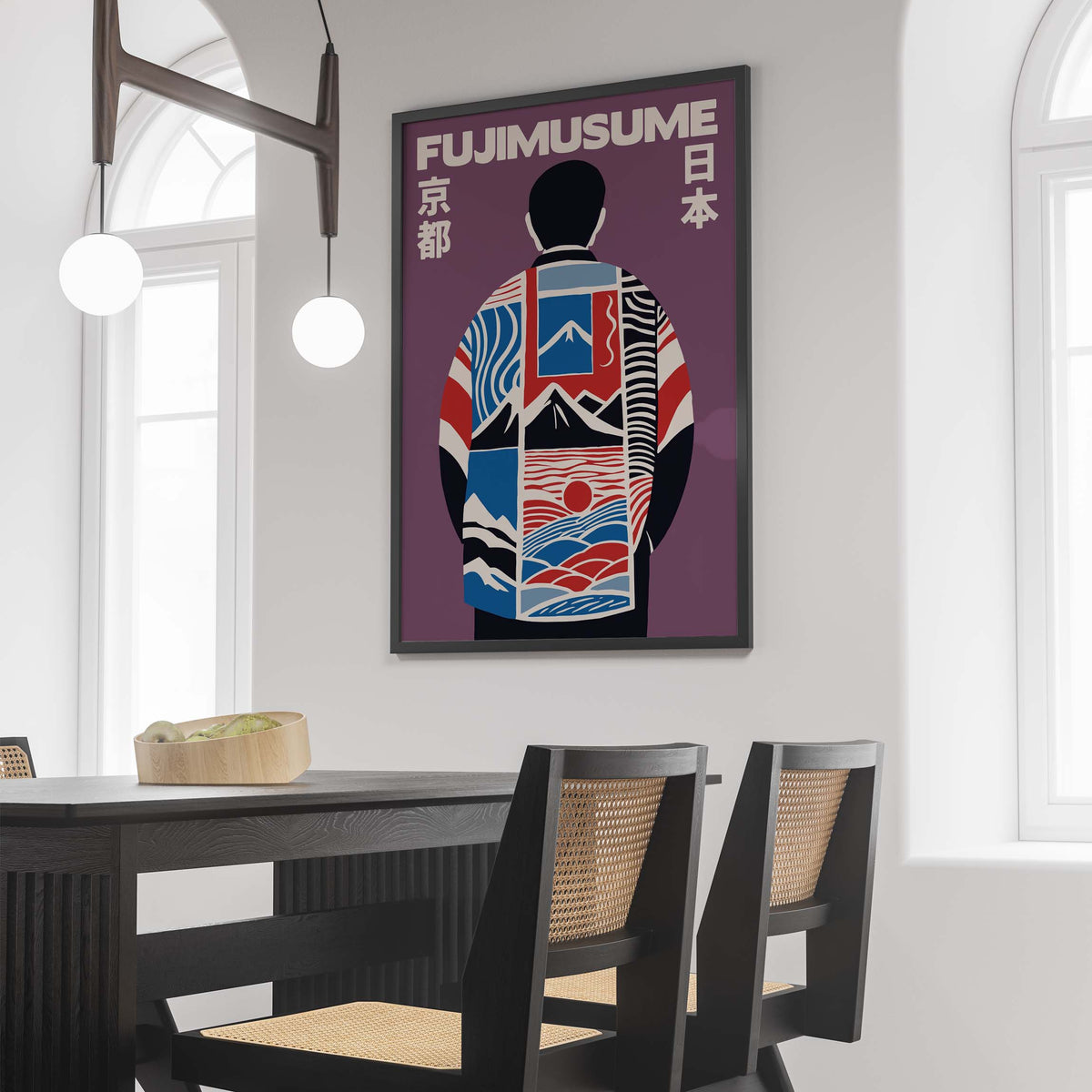 Fujimusume Japanese Poster