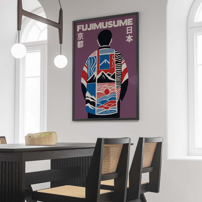 Fujimusume Japanese Poster