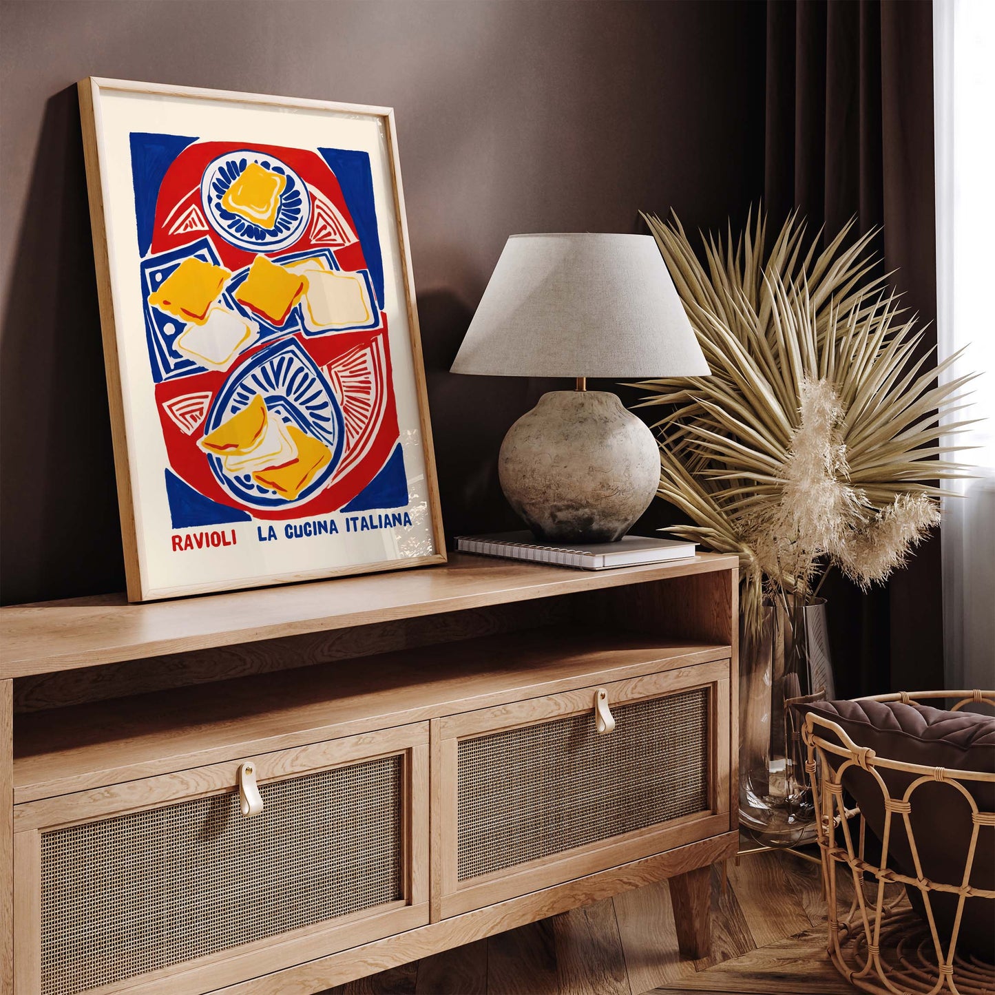 Italian Ravioli Wall Art Print
