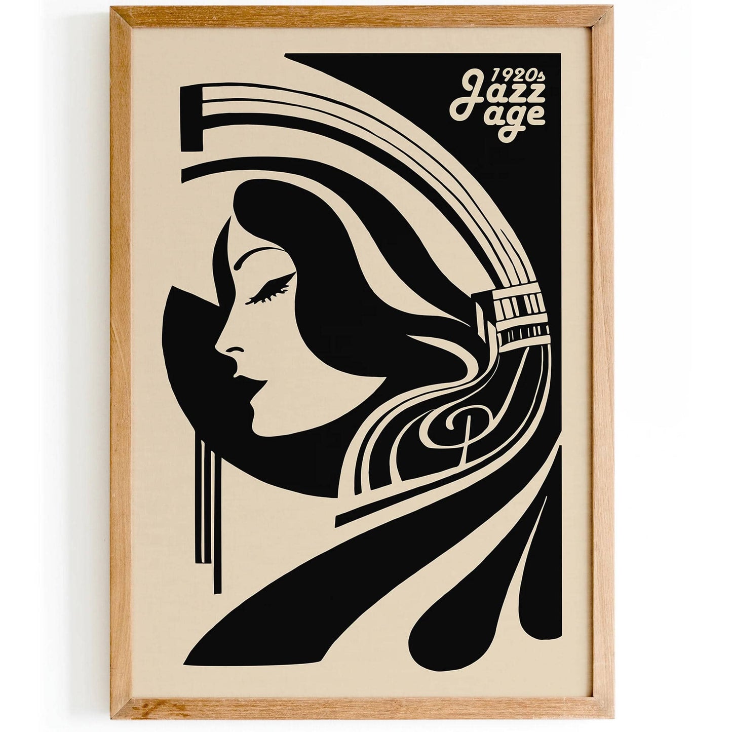 Jazz Age 1920 Music Elegant Art Print