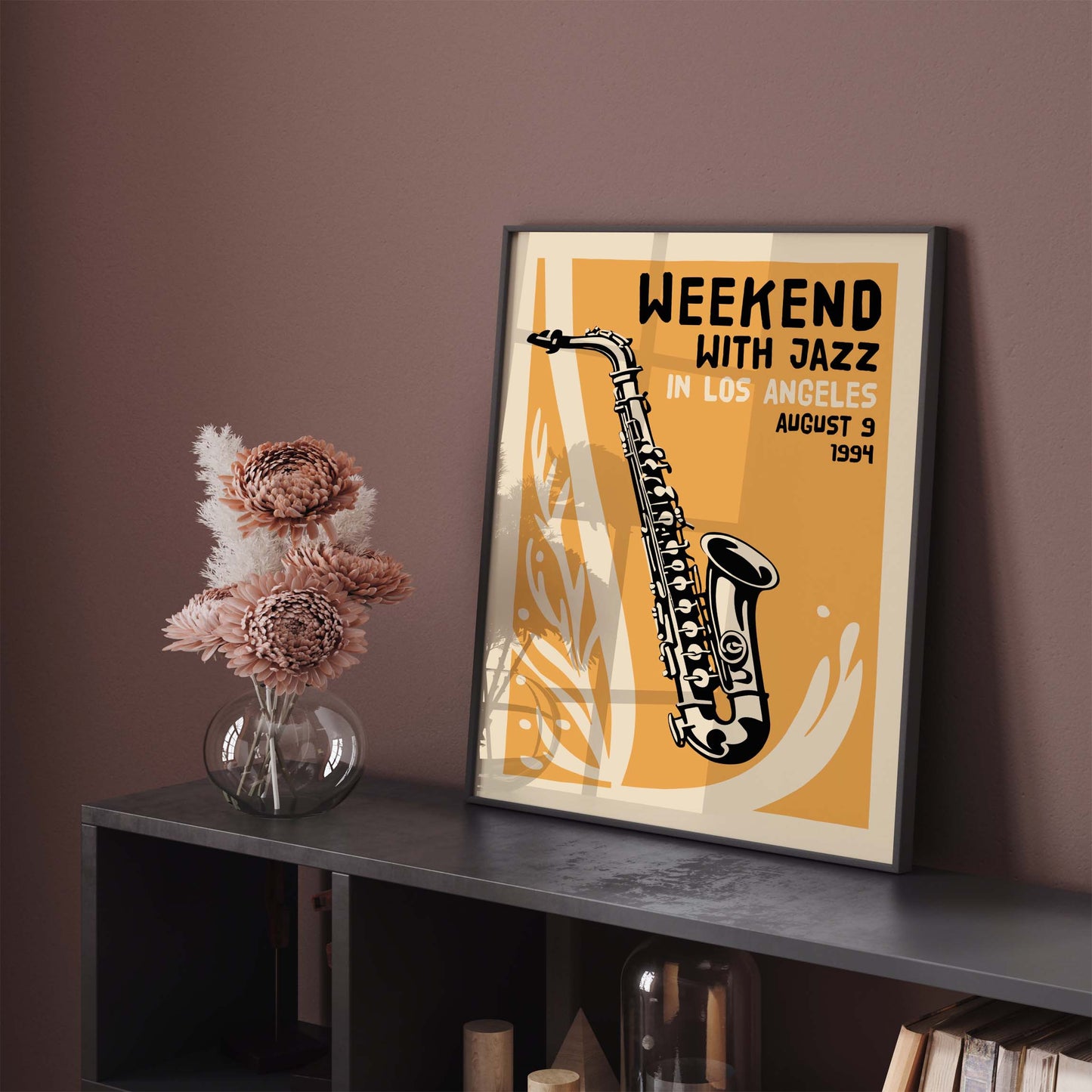 Jazz Los Angeles Wall Art Print