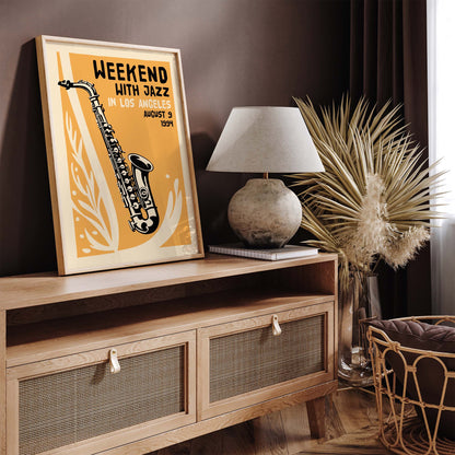 Jazz Los Angeles Wall Art Print