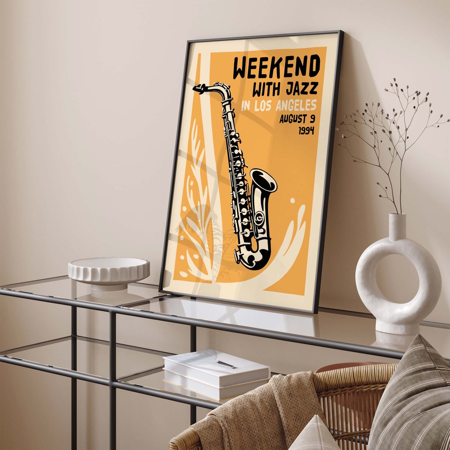 Jazz Los Angeles Wall Art Print