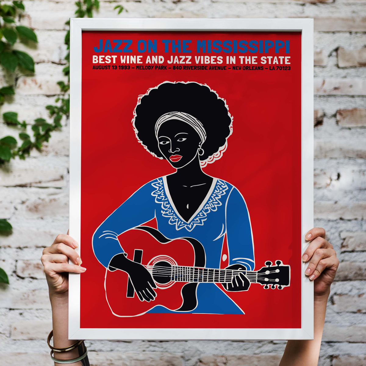 Jazz On The Mississippi Poster