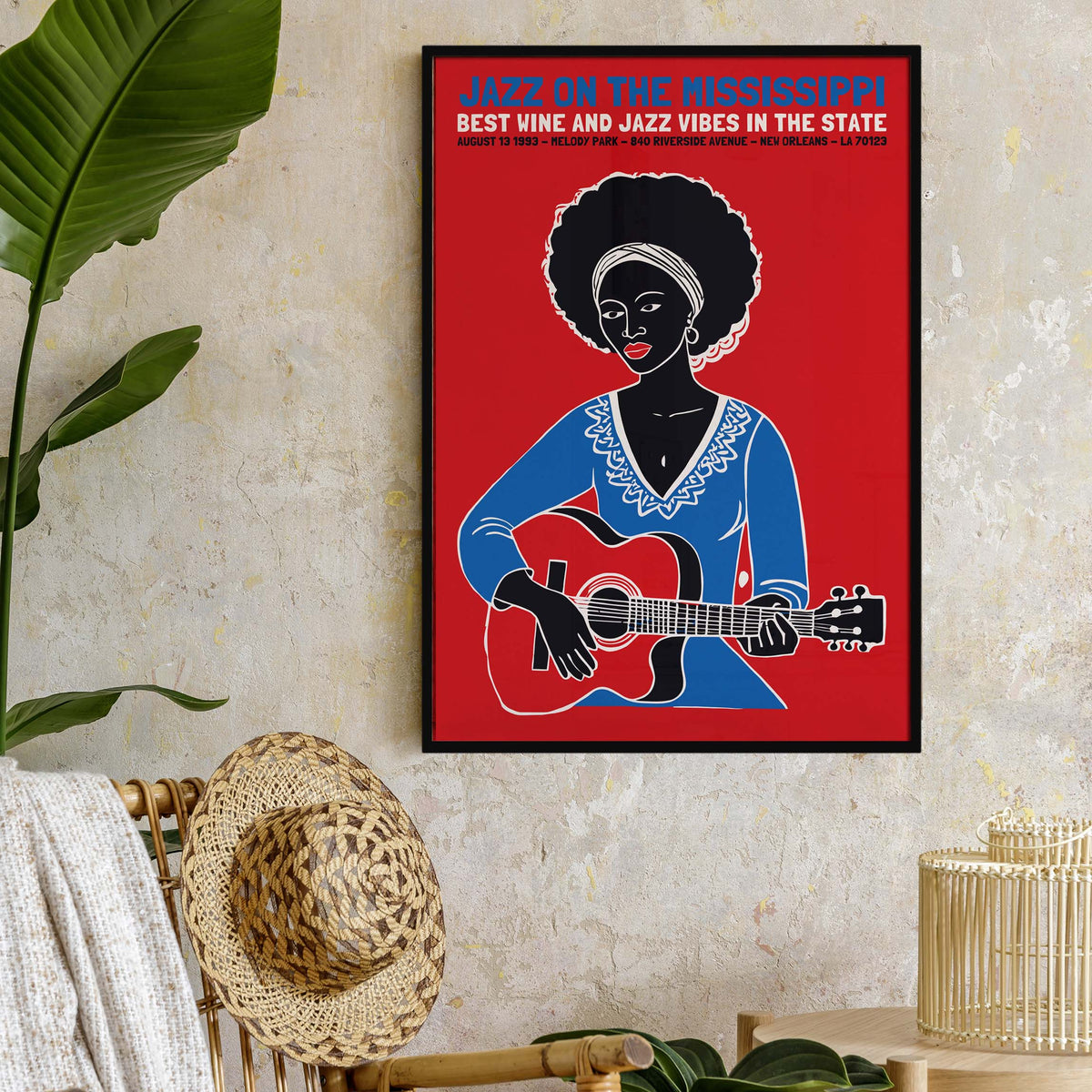 Jazz On The Mississippi Poster