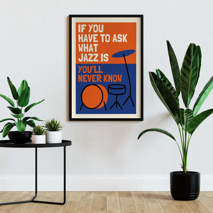 Jazz Quote Music Room Print