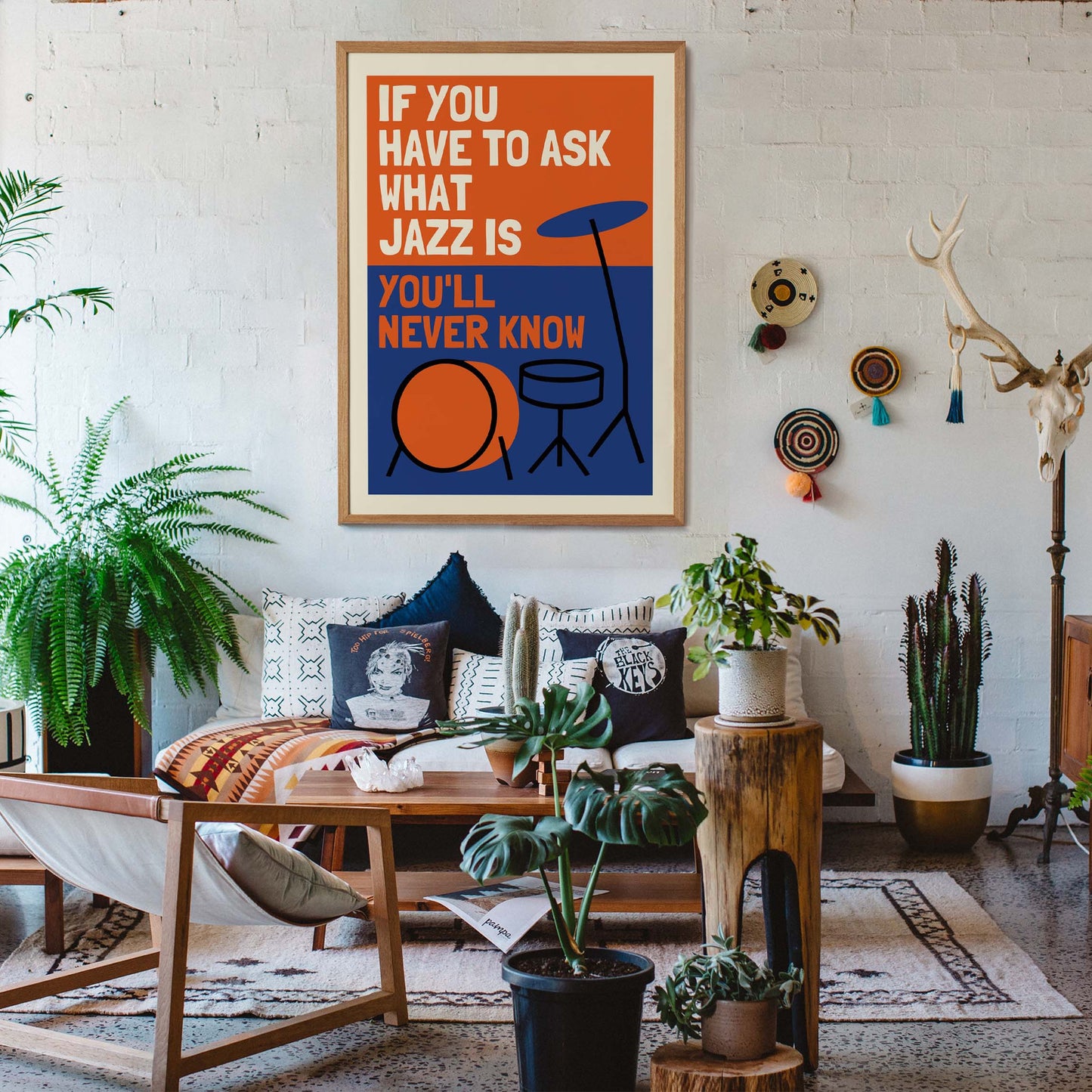 Jazz Quote Music Room Print