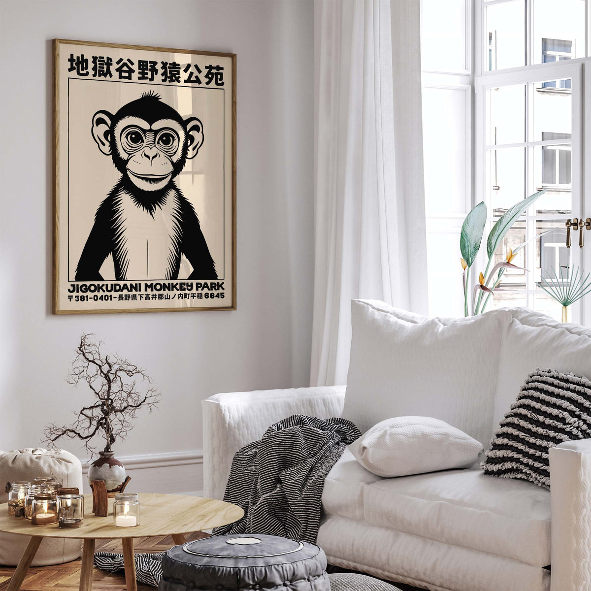 Jigokudani Monkey Park Print