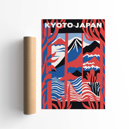 Kyoto Japan Travel Poster