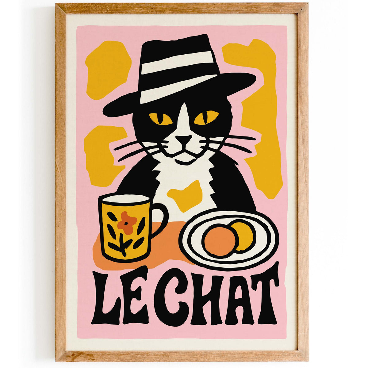 Le Chat Cat Wall Art