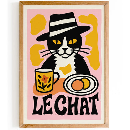 Le Chat Cat Wall Art