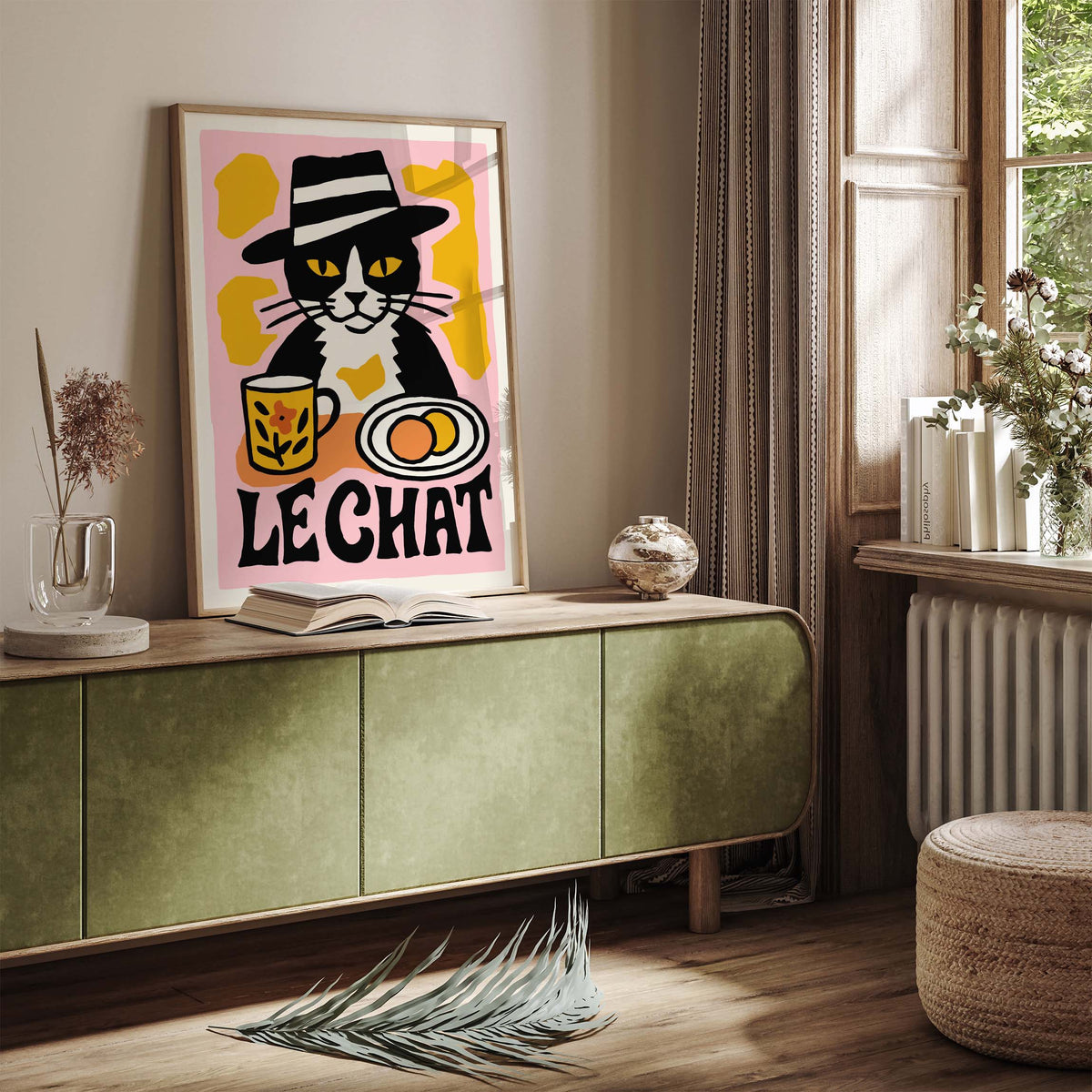 Le Chat Cat Wall Art