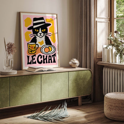 Le Chat Cat Wall Art