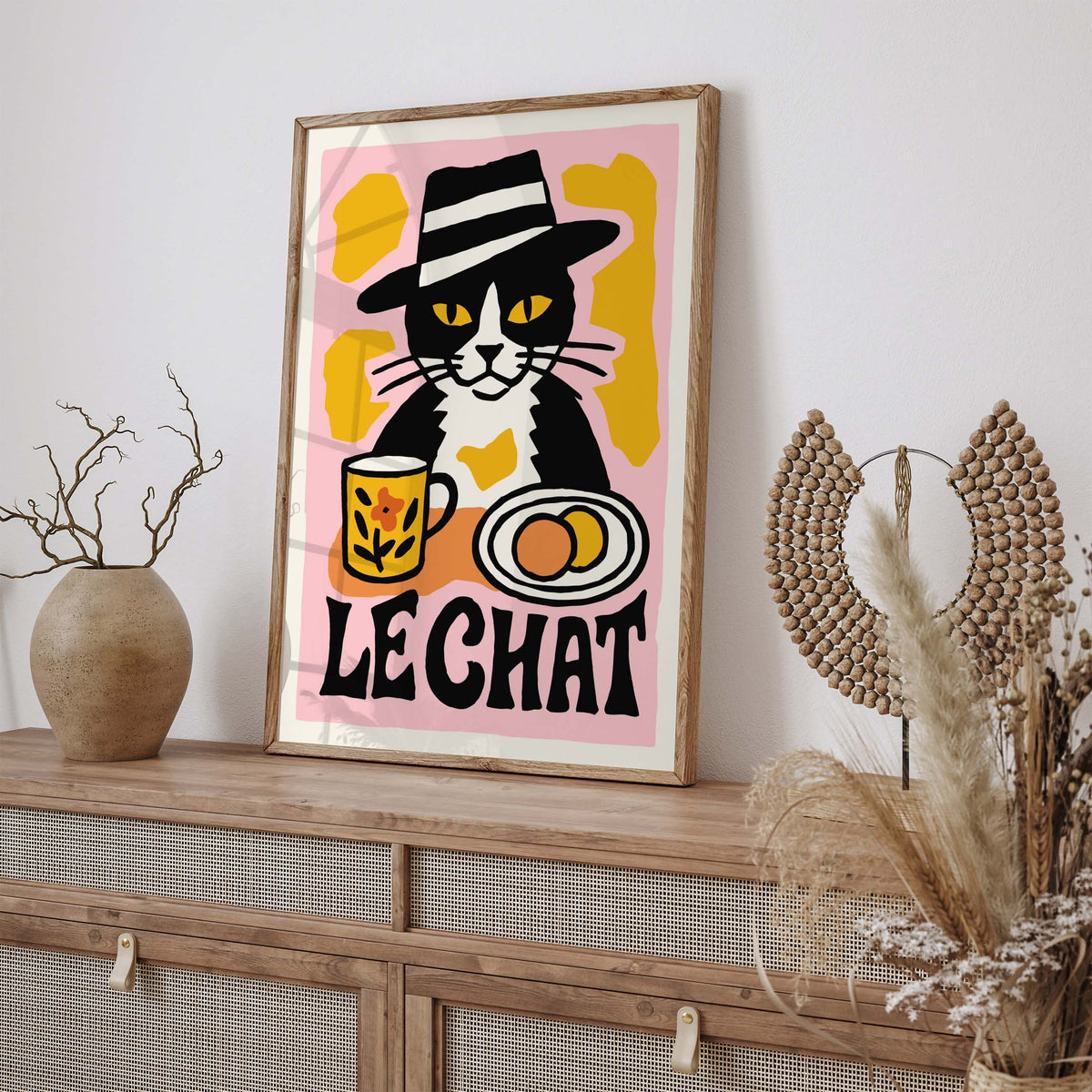 Le Chat Cat Wall Art