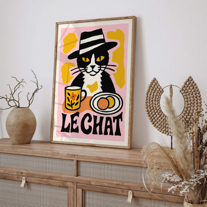 Le Chat Cat Wall Art