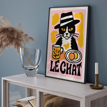 Le Chat Cat Wall Art