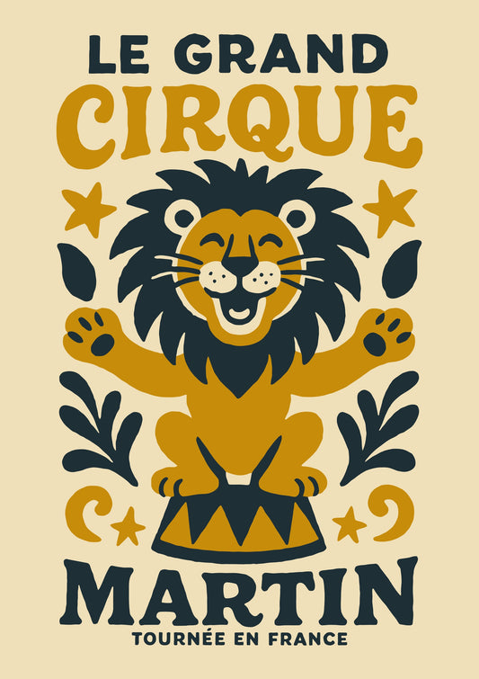 Le Grand Cirque Martin Poster