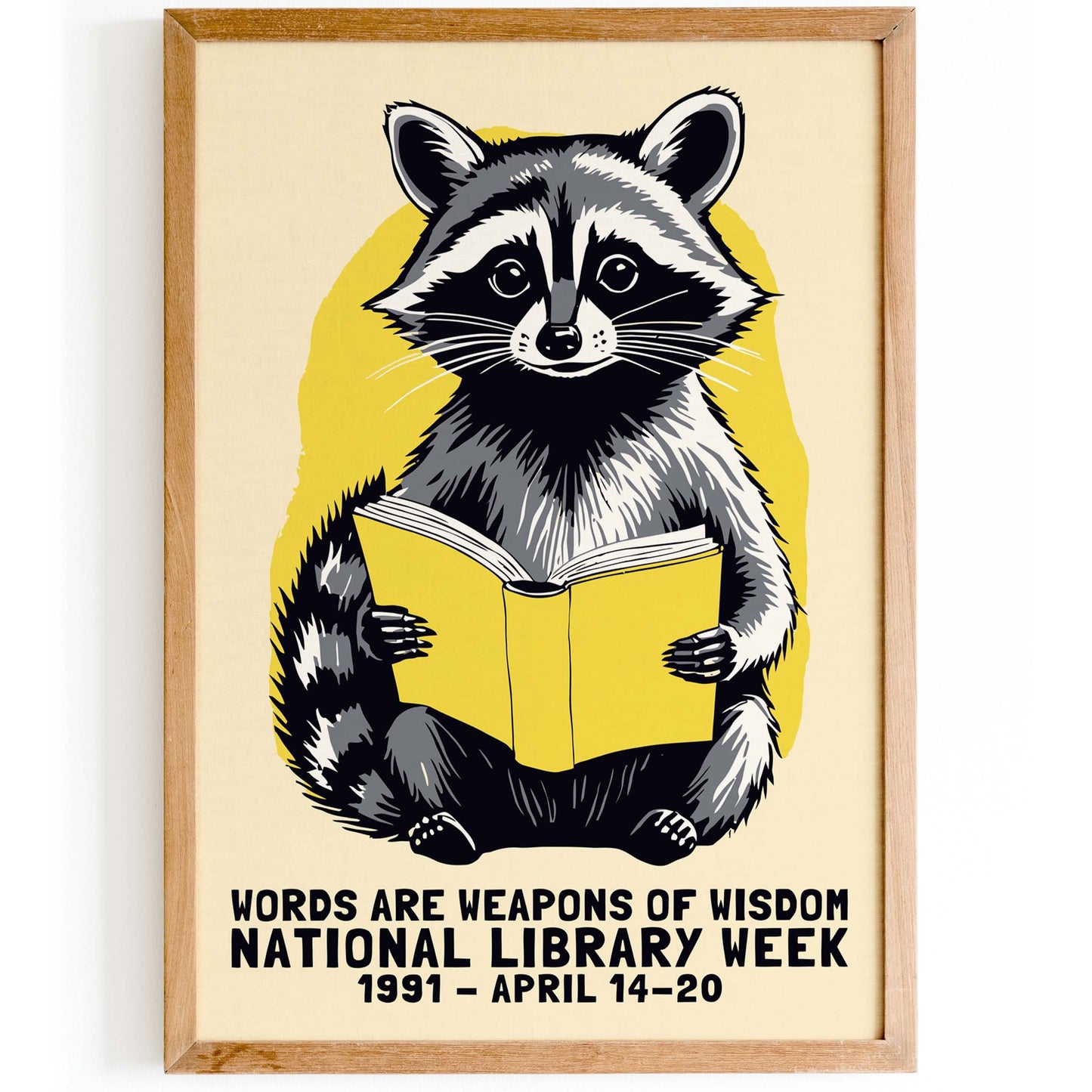 Library Wisdom Wall Art Print