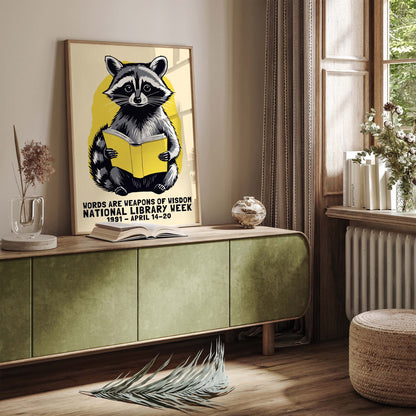 Library Wisdom Wall Art Print