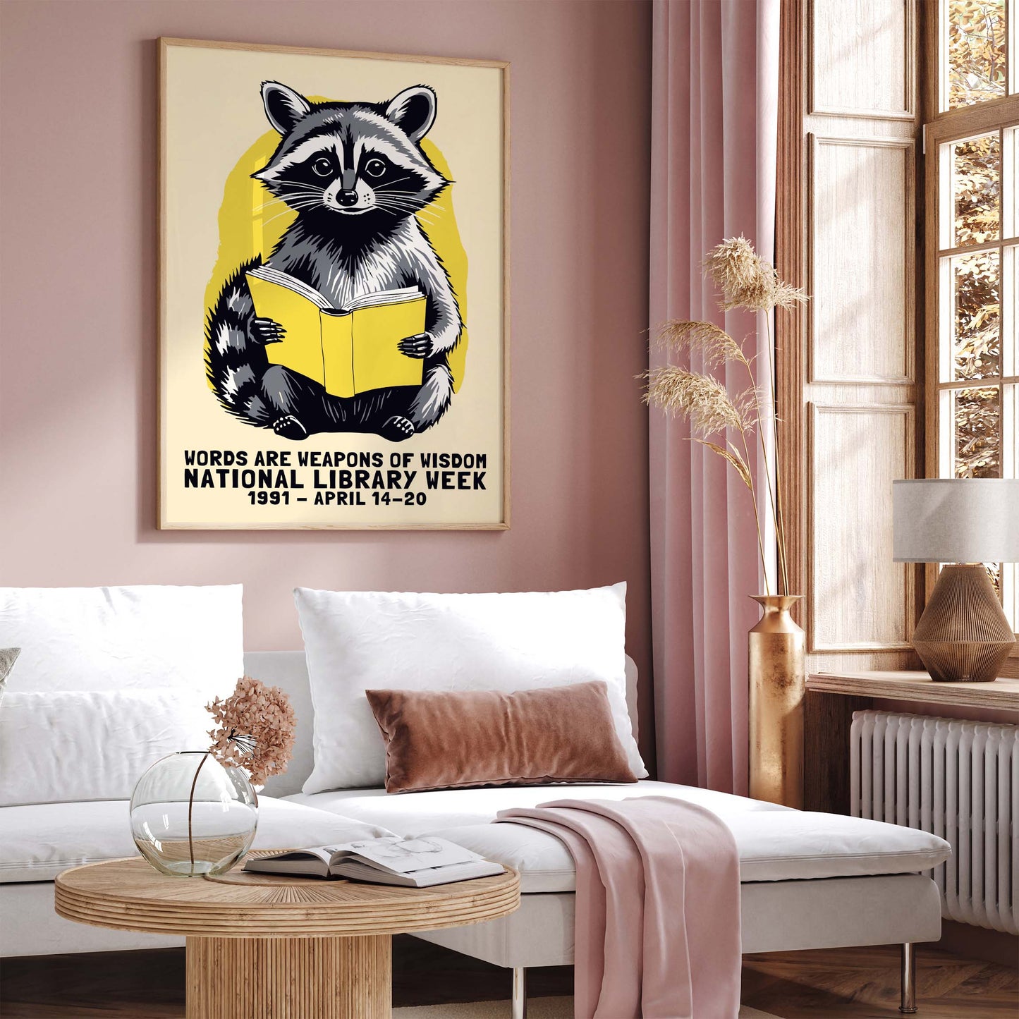 Library Wisdom Wall Art Print