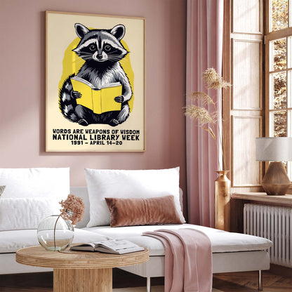Library Wisdom Wall Art Print