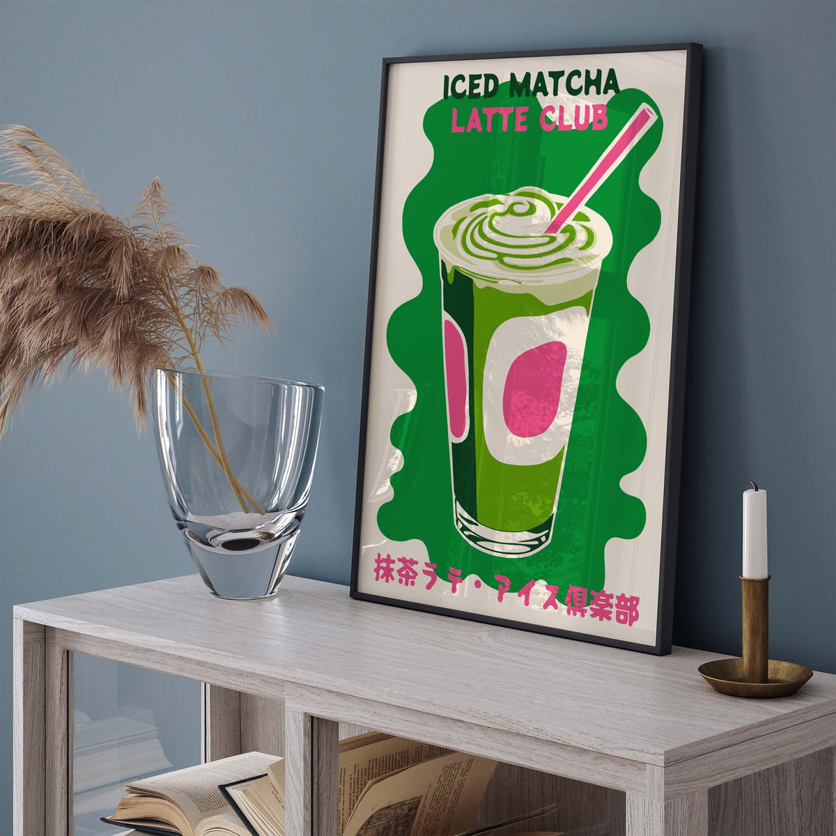 Matcha Latte Wall Art Print