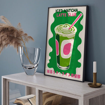 Matcha Latte Wall Art Print